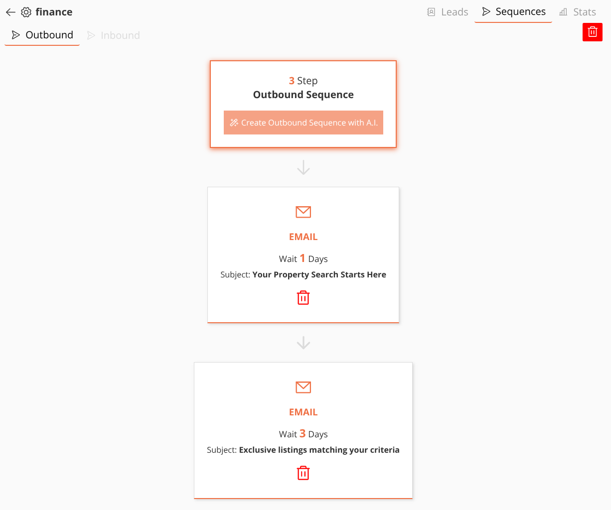 Send. AI-drafted multi-step email sequences run on autopilot.